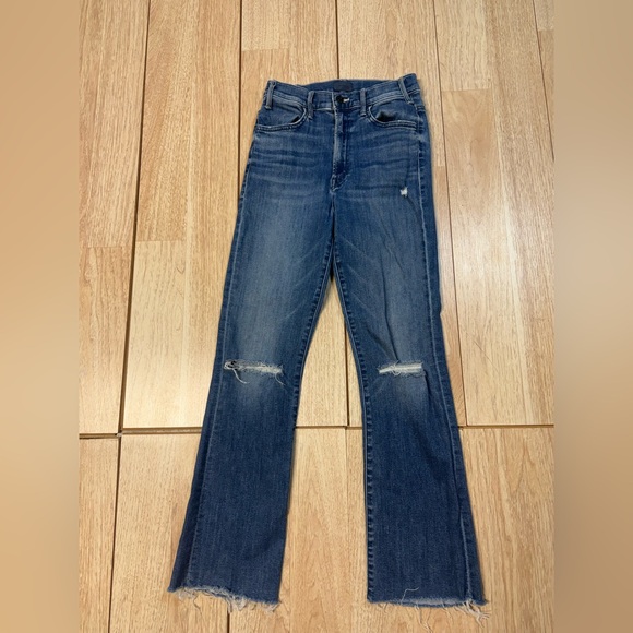 Mother Hustler Ankle Fray Denim Jeans - Picture 3 of 9